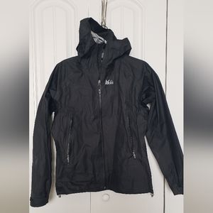 EUC REI Women's Rain Jacket Black Medium
